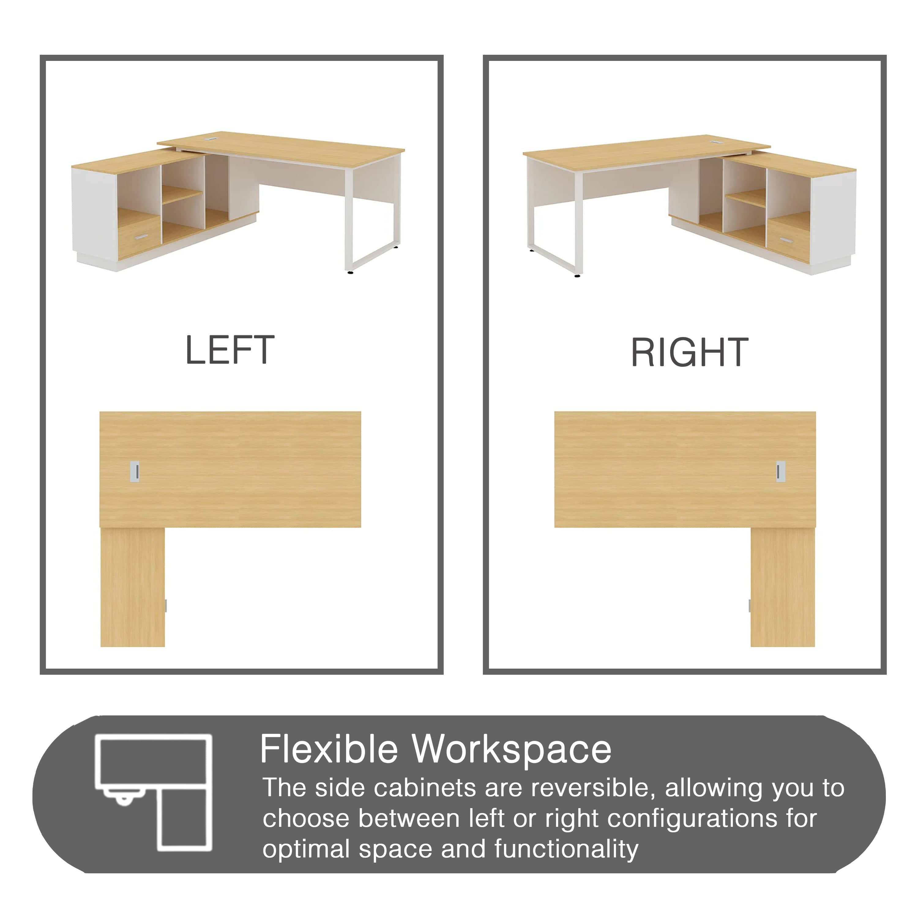 Rollins Left/Right Executive Desk