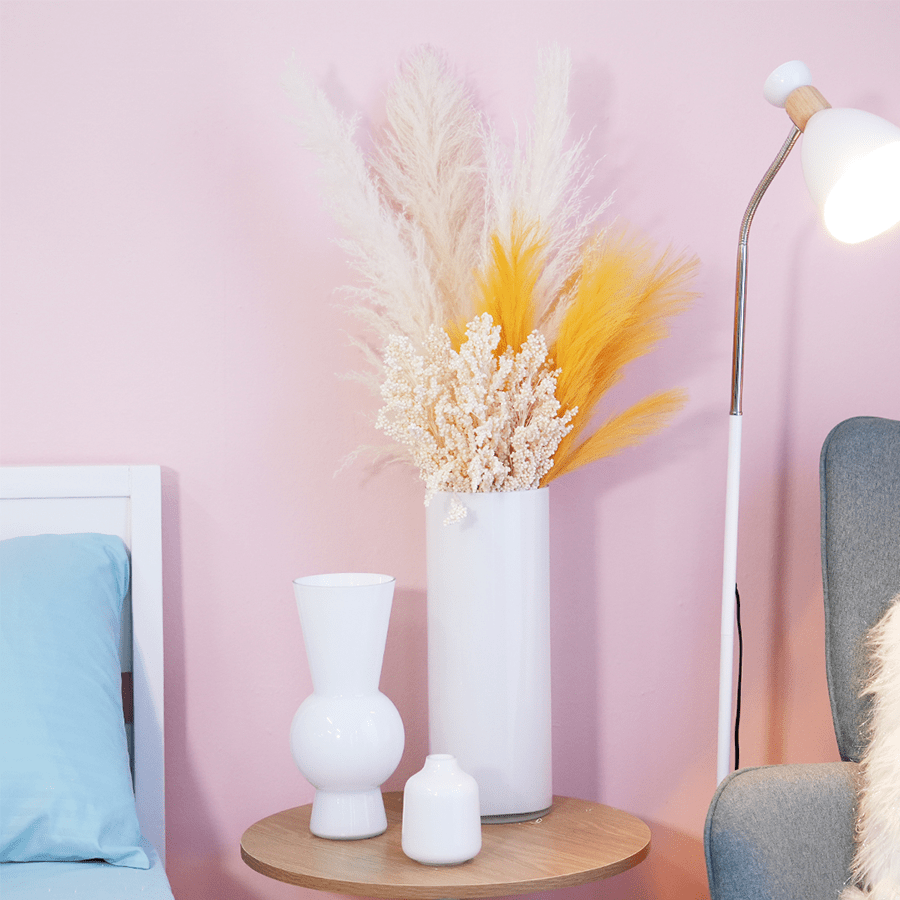 Rotex White Glass Vase 40cm Rotex White Glass Vase 40cm Mandaue Foam