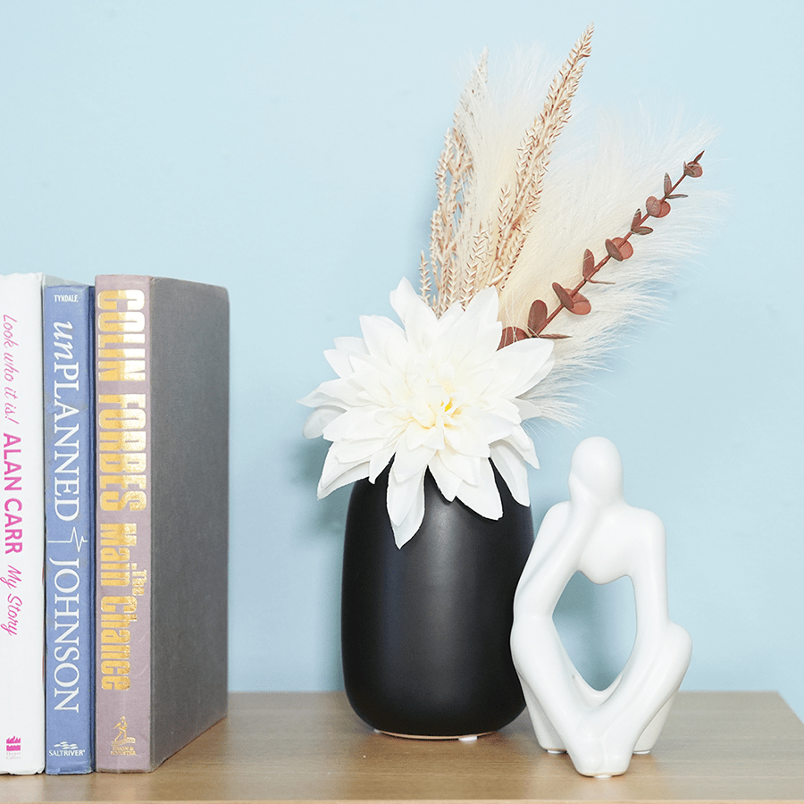 Royal Black Ceramic Vase Royal Black Ceramic Vase Mandaue Foam