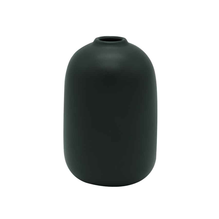 Royal Black Ceramic Vase Royal Black Ceramic Vase Big Mandaue Foam