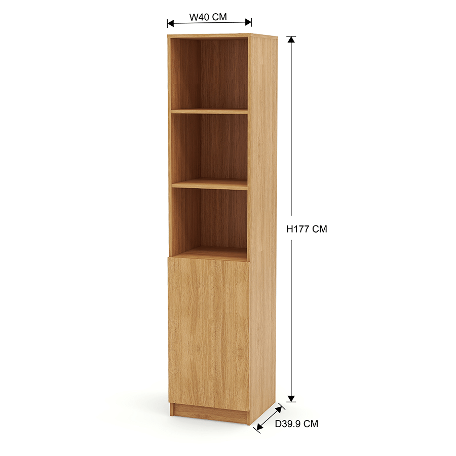 MORE RUSSEL OPTIONS Russel 40 cm Narrow 1 Door Bookcase Russel 40 cm Narrow 1 Door Bookcase Mandaue Foam
