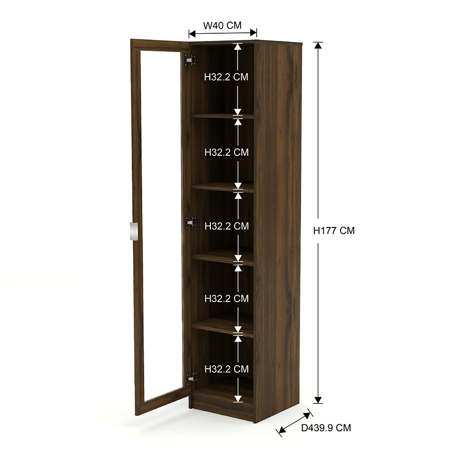 MORE RUSSEL OPTIONS Russel 40 cm Narrow Display Cabinet Russel 40 cm Narrow Display Cabinet Mandaue Foam