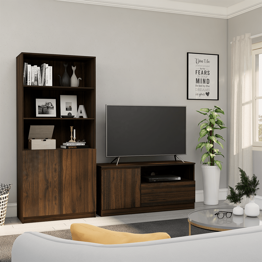 MORE RUSSEL OPTIONS Russel 80 cm 2 Door Bookcase Russel 80 cm 2 Door Bookcase Mandaue Foam