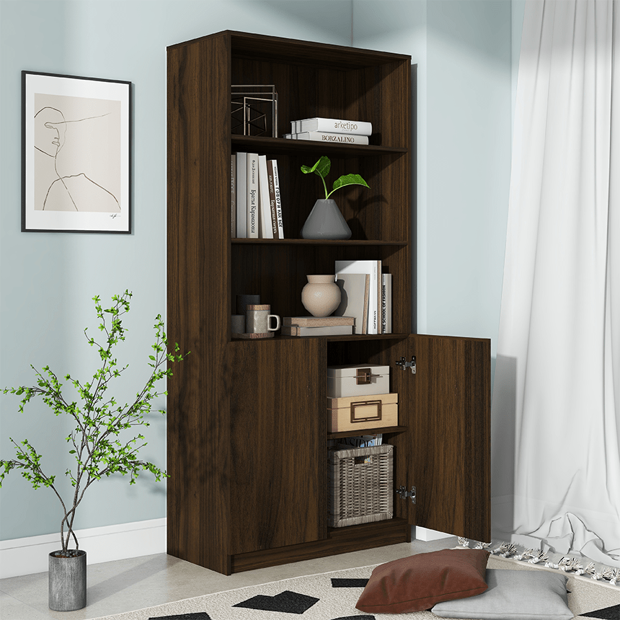 MORE RUSSEL OPTIONS Russel 80 cm 2 Door Bookcase Russel 80 cm 2 Door Bookcase Mandaue Foam