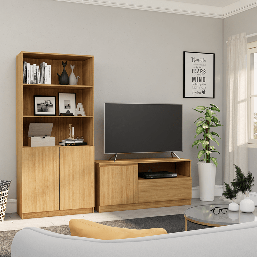 MORE RUSSEL OPTIONS Russel 80 cm 2 Door Bookcase Russel 80 cm 2 Door Bookcase Mandaue Foam