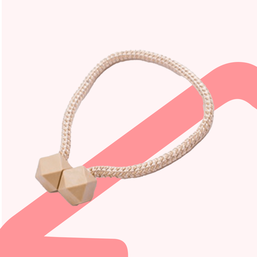 Sabine Champagne Magnetic Tieback Pair