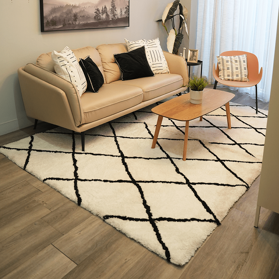 MORE SACHA OPTIONS Sacha Boho White Tufted Rug Sacha Boho White Tufted Rug Mandaue Foam
