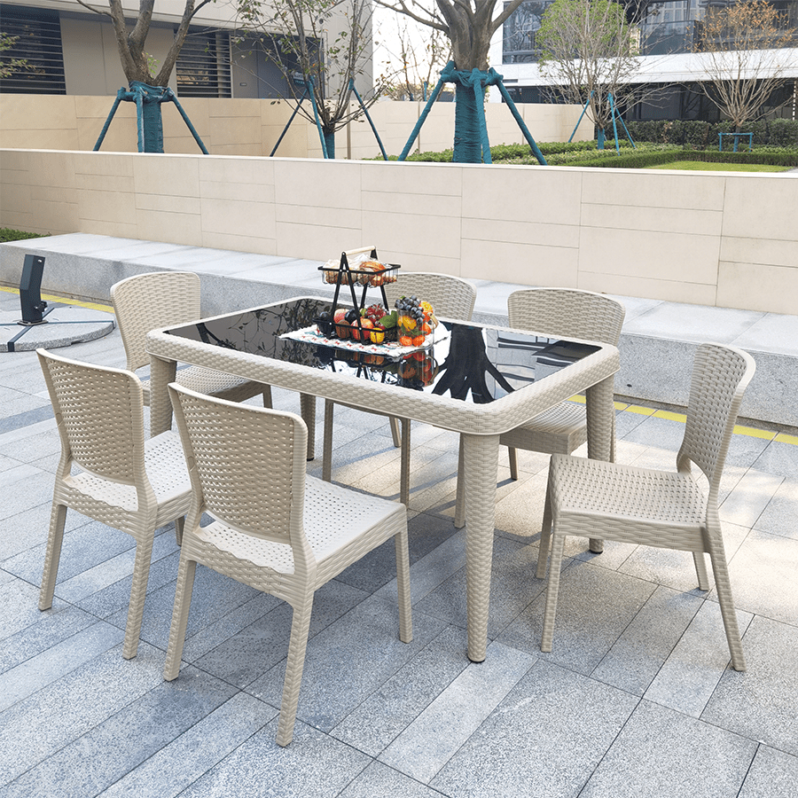 MORE SANTI OPTIONS Santi 6 Seater Outdoor Table Santi 6 Seater Outdoor Table Mandaue Foam