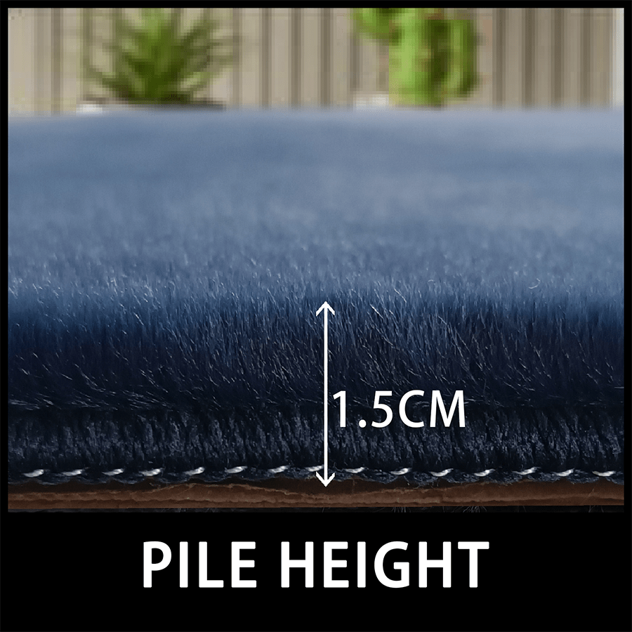 MORE SAVEN OPTIONS Saven Blue Quartz Shaggy Rug Saven Blue Quartz Shaggy Rug 80x150 cm Mandaue Foam
