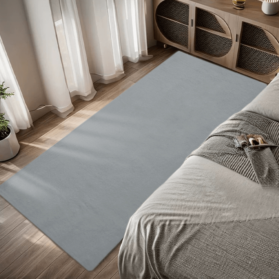 MORE SAVEN OPTIONS Saven Charcoal Gray Shaggy Rug Saven Charcoal Gray Shaggy Rug 80x150 cm Mandaue Foam