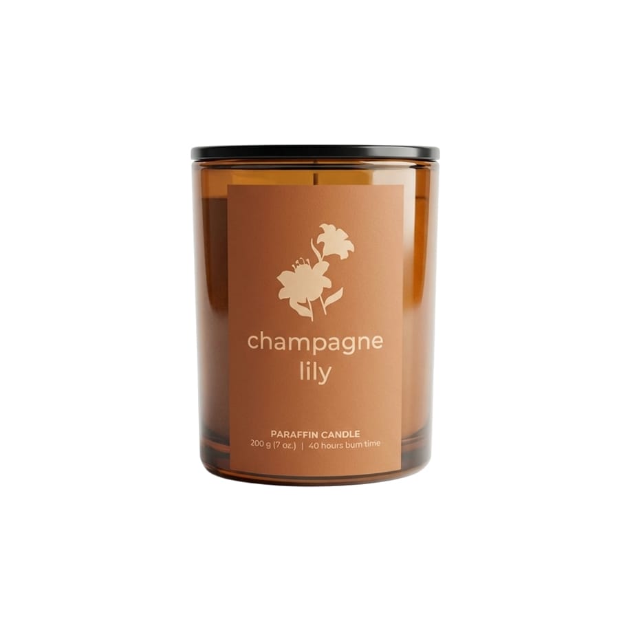 Scented Candle 200g - Champagne Lily
