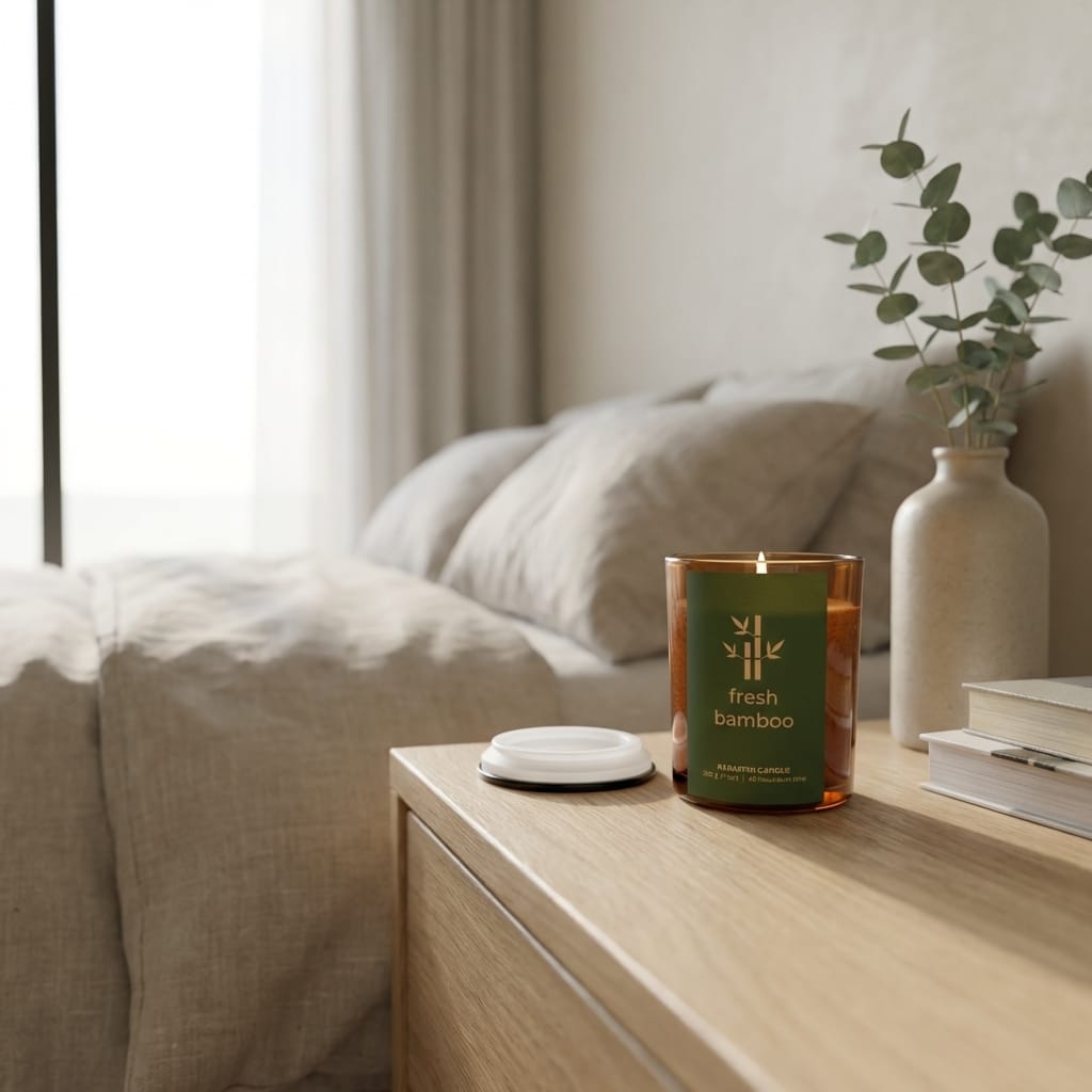 Scented Candle 200g - Fresh Bamboo