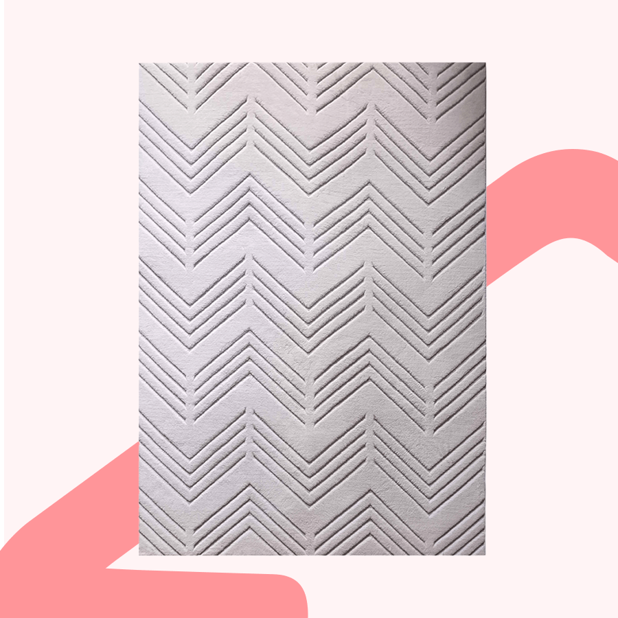 Seli Chevron High-low Rug