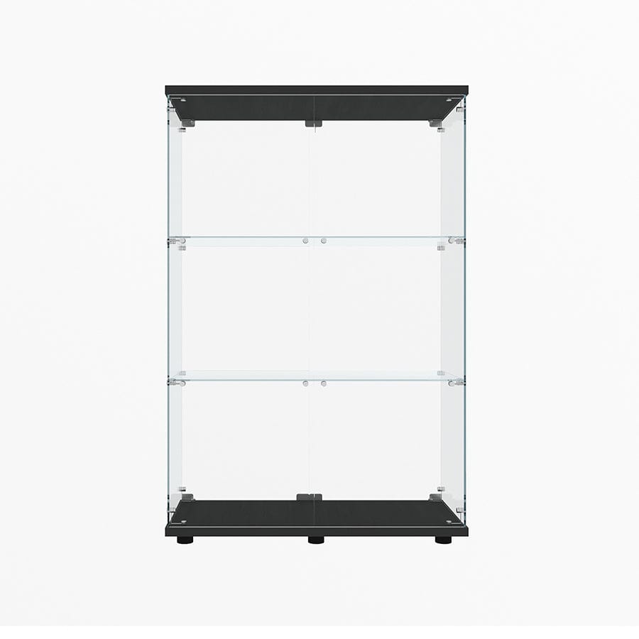 Serris 3 Tier 2 Door Glass Cabinet