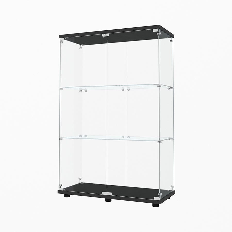 Serris 3 Tier 2 Door Glass Cabinet