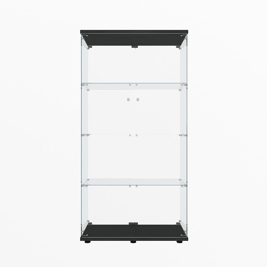 Serris 4 Tier 2 Door Glass Cabinet