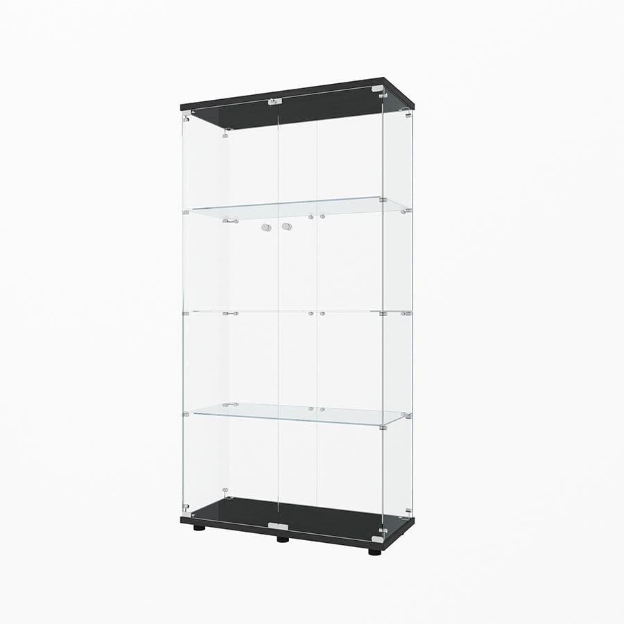 Serris 4 Tier 2 Door Glass Cabinet