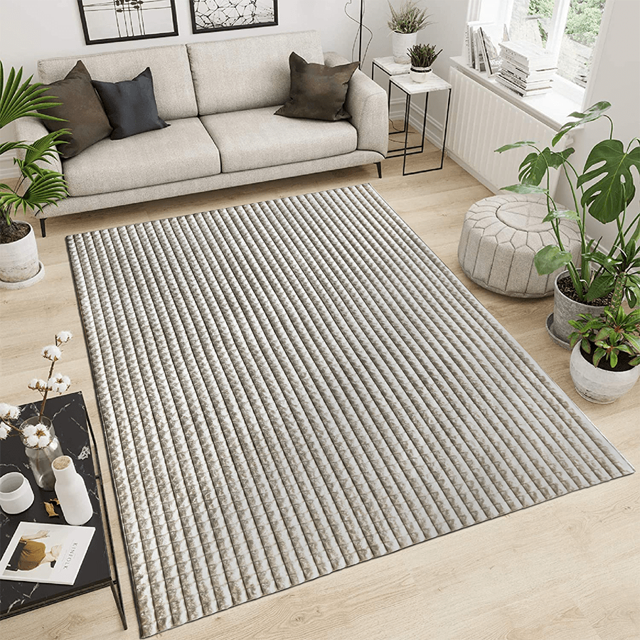 Shiko Biscuit Faux Fur Rug