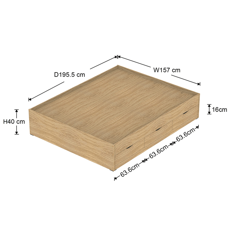 #size_Queen Bed 60x75