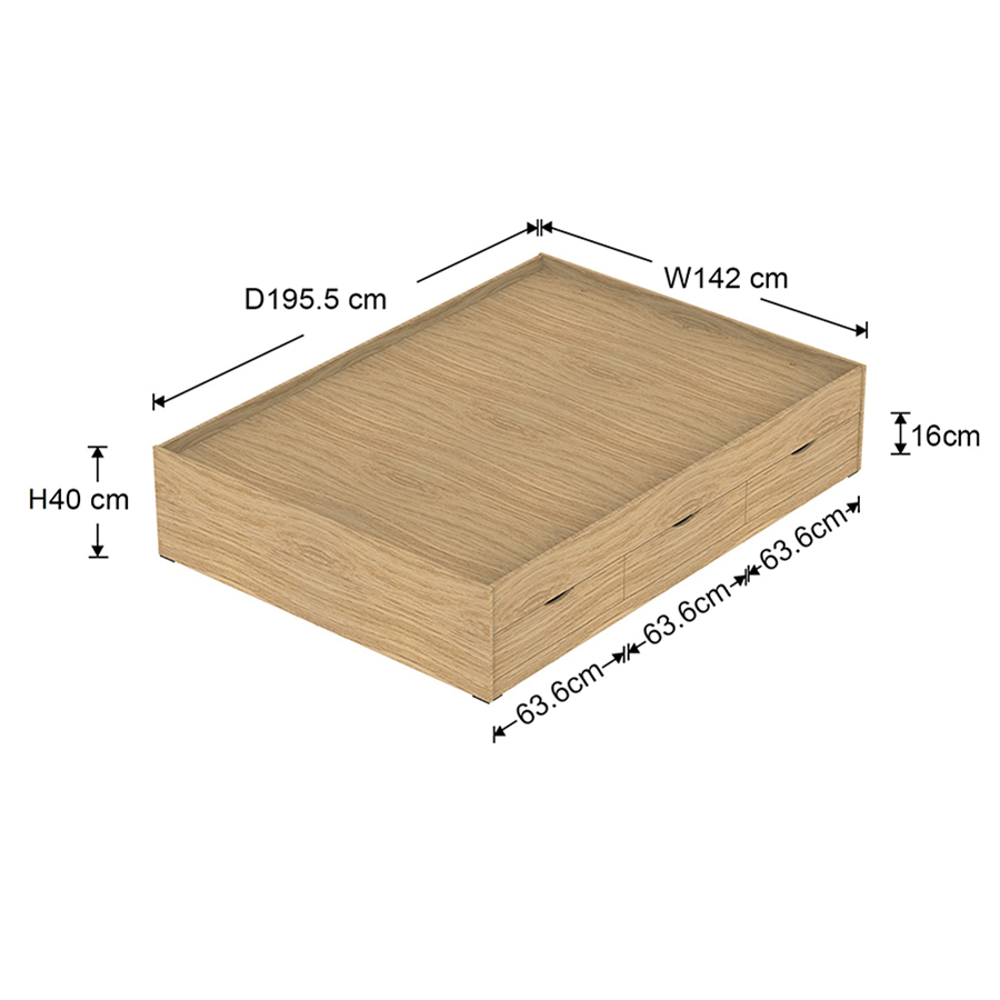 #size_Double Bed 54x75