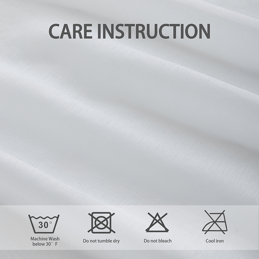 Sima Sheer Set of 2 Curtain