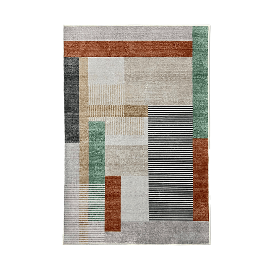 Sina Modern Muted Printed Rug