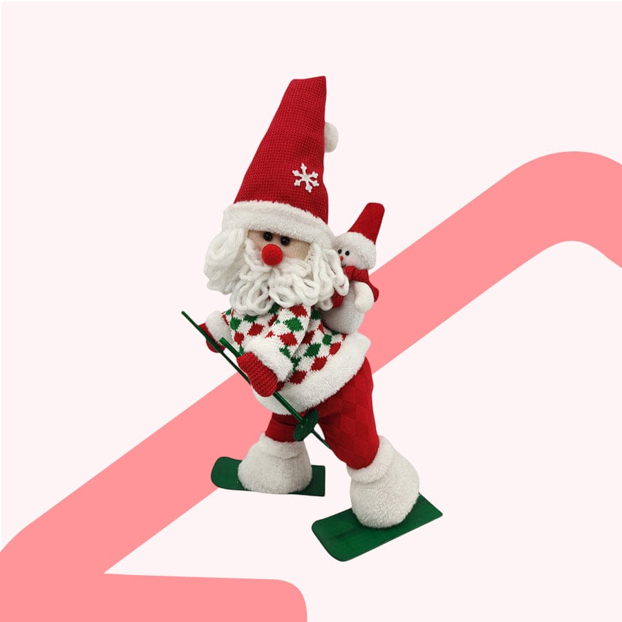Skiing Santa 50cm