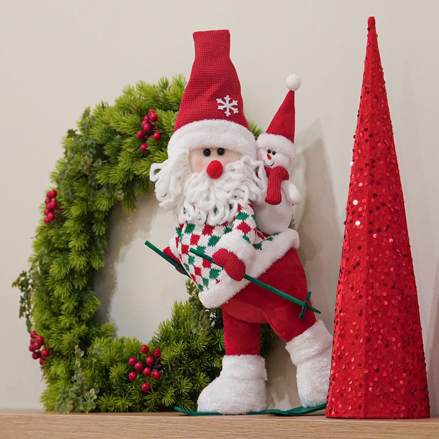 Skiing Santa 50cm