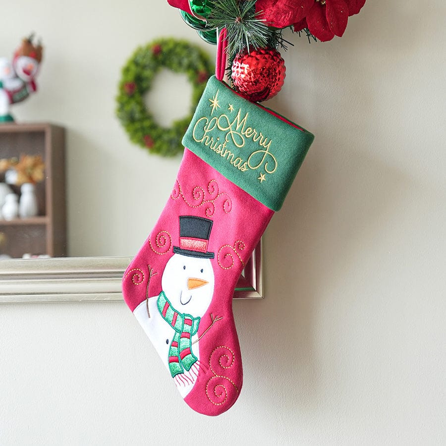 Slushy Snowman Stocking 47cm