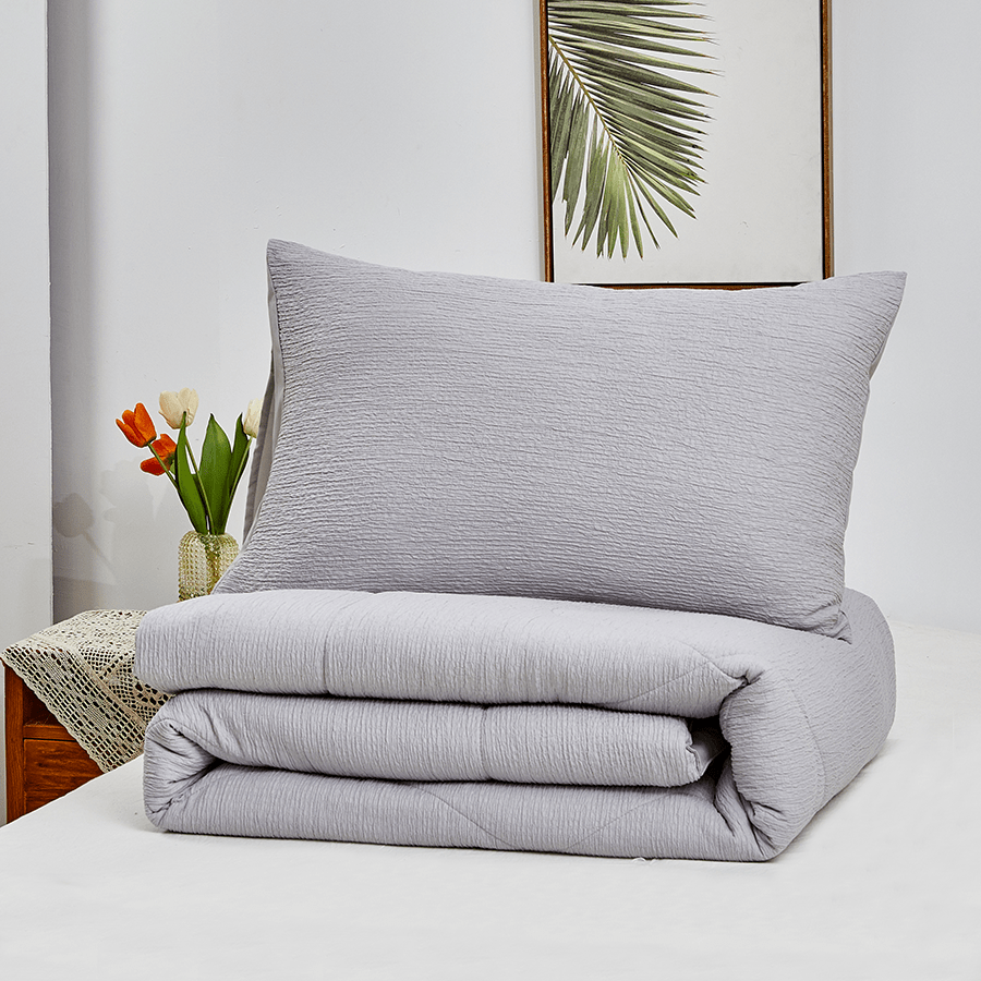 Soft Washed Textured Comforter Set Soft Washed Textured Comforter Set Mandaue Foam
