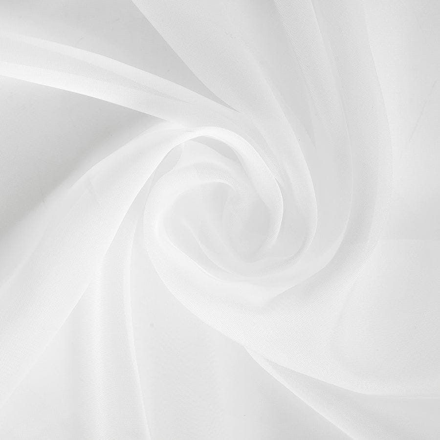 Sol White Sheer Set of 2 Curtains