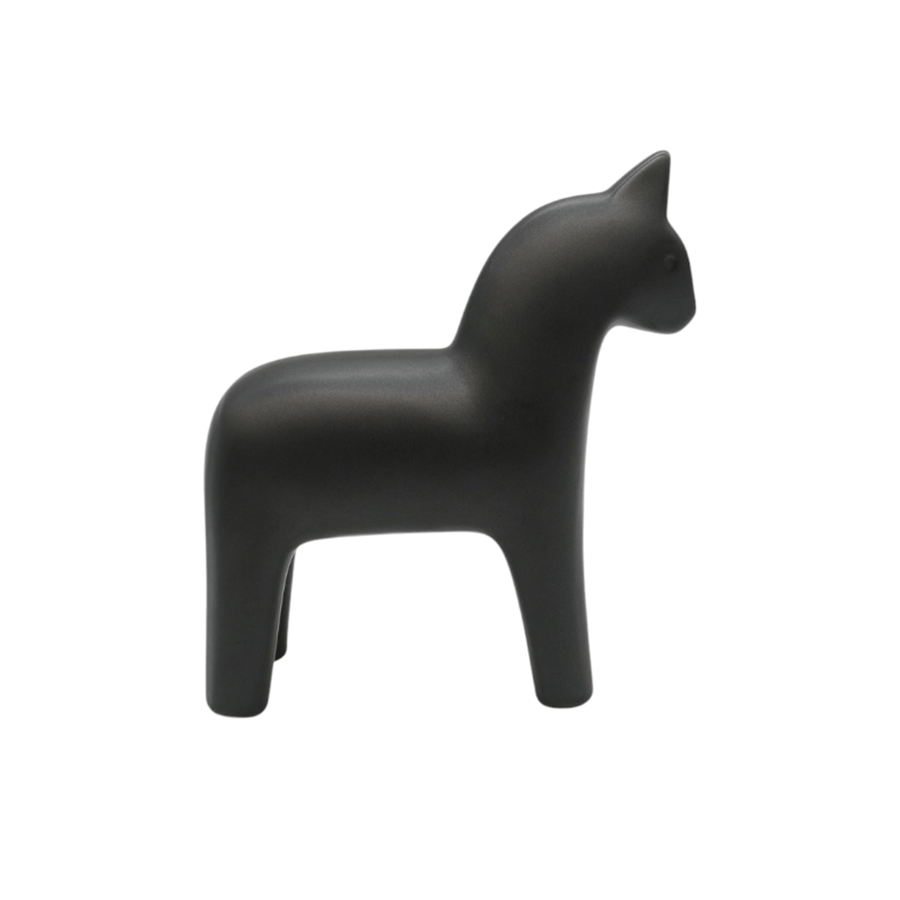 Stallion Ceramic Black Horse