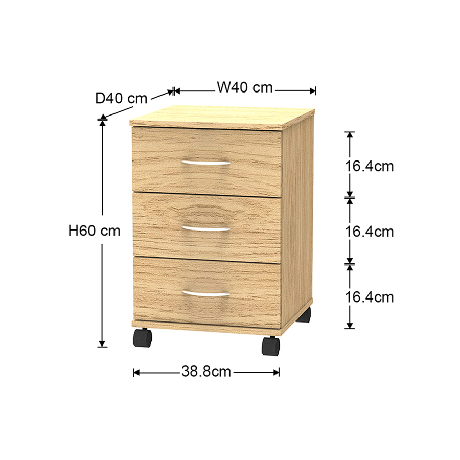 Starki 3 Drawer Mobile Cabinet Starki 3 Drawer Mobile Cabinet Mandaue Foam