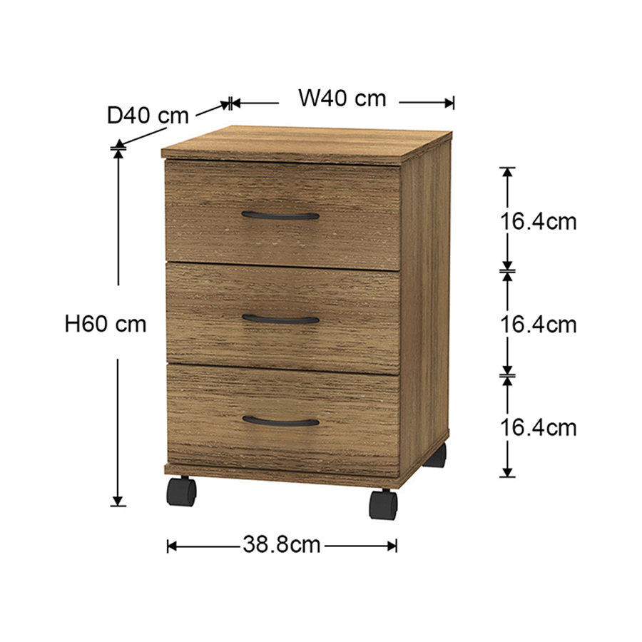Starki 3 Drawer Mobile Cabinet Starki 3 Drawer Mobile Cabinet Mandaue Foam
