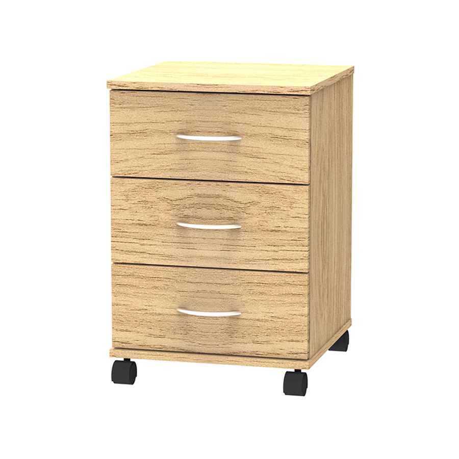 Starki 3 Drawer Mobile Cabinet Starki 3 Drawer Mobile Cabinet Oak Mandaue Foam