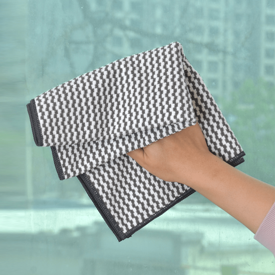 Stripe Microfiber Cleaning Towel
