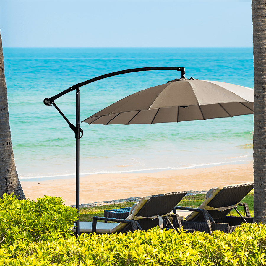 Sunny Hanging Umbrella Sunny Hanging Umbrella Taupe Mandaue Foam