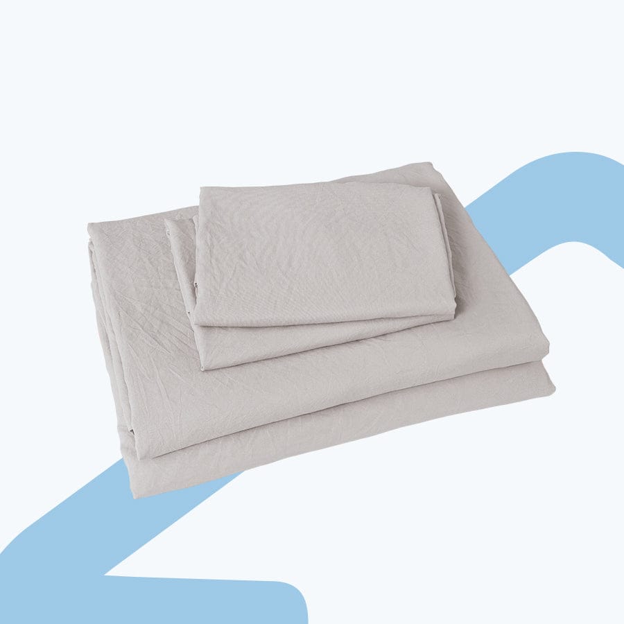 Super Soft Cloud Gray 4pc Sheet Set