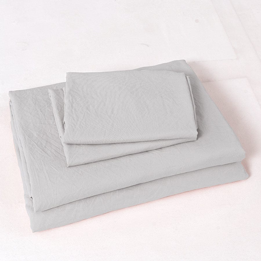 Super Soft Cloud Gray 4pc Sheet Set