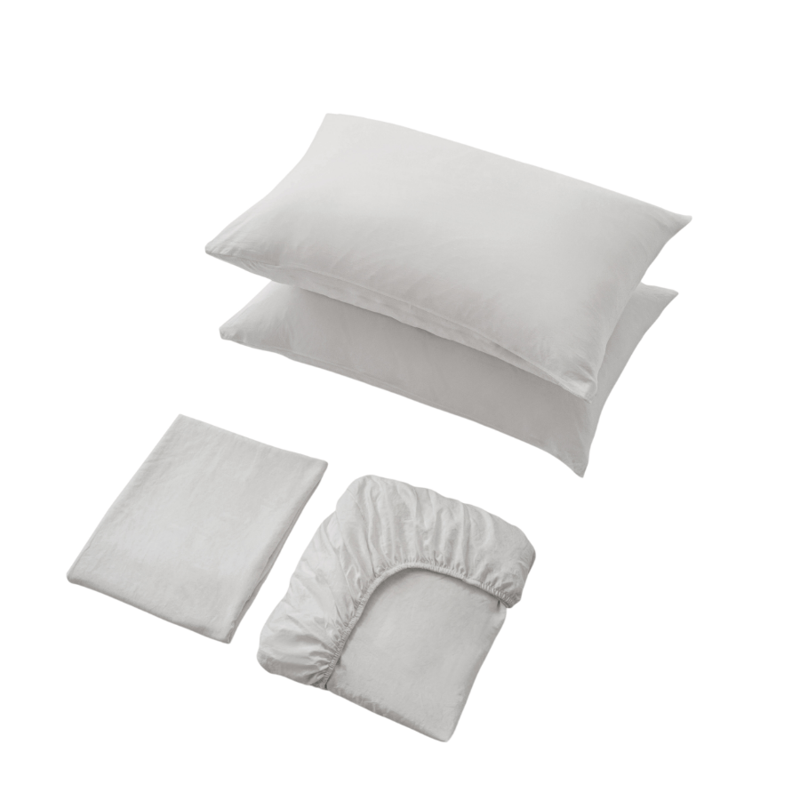 Super Soft Cloud Gray 4pc Sheet Set