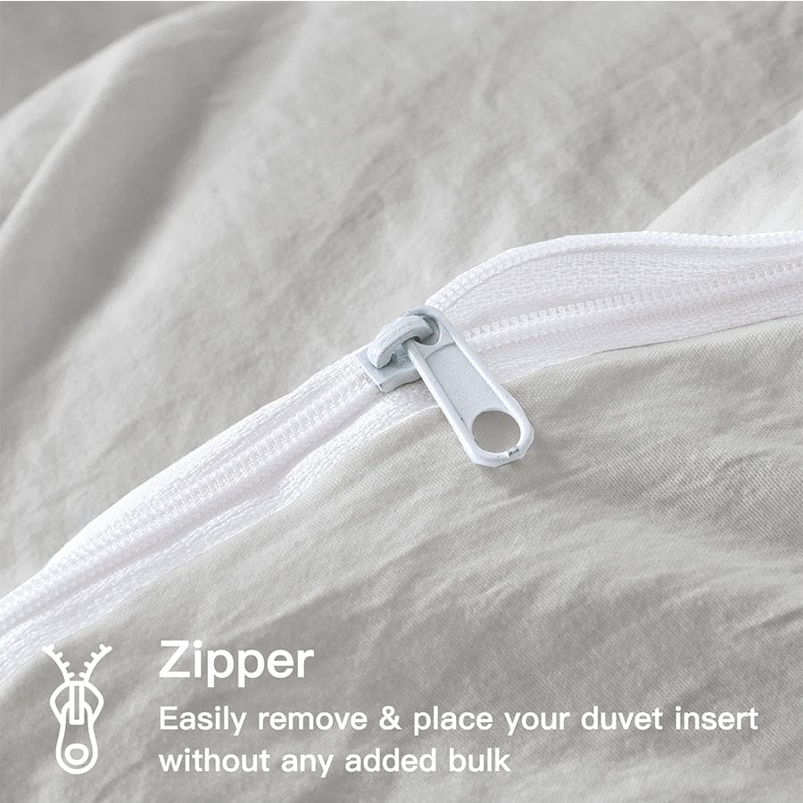 Super Soft Cloud Gray Duvet Cover