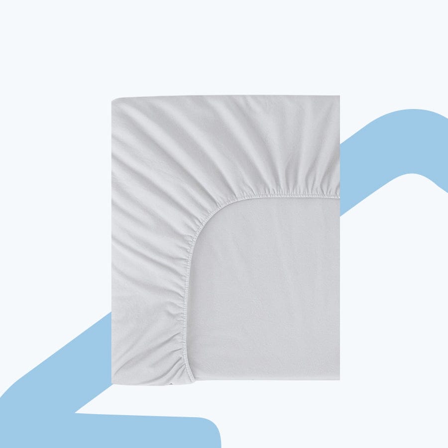 Super Soft Cloud Gray Fitted Sheet