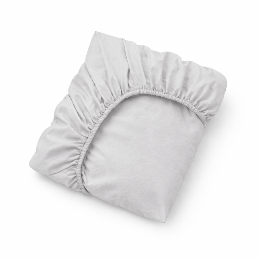 Super Soft Cloud Gray Fitted Sheet