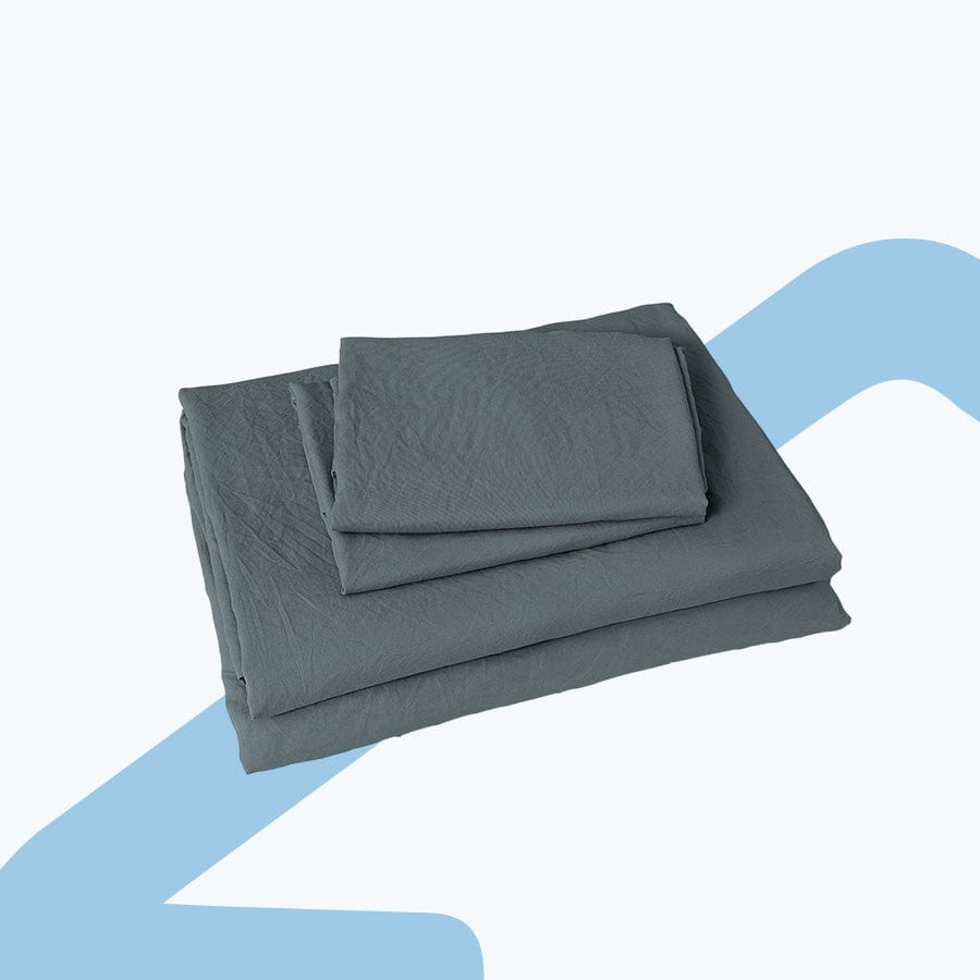 Super Soft Pewter 4pc Sheet Set