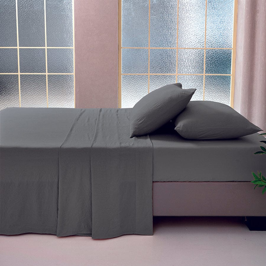 Super Soft Pewter 4pc Sheet Set