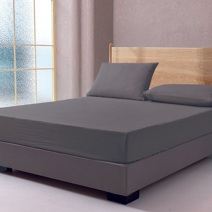 Super Soft Pewter 4pc Sheet Set