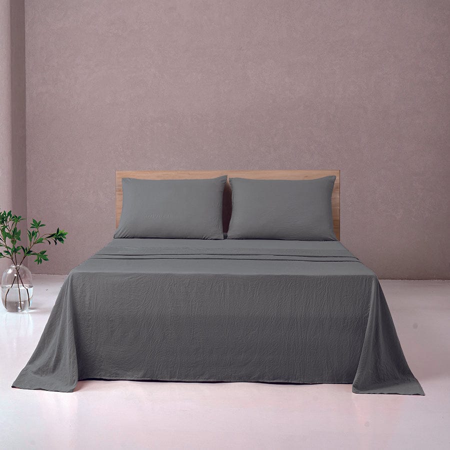 Super Soft Pewter 4pc Sheet Set
