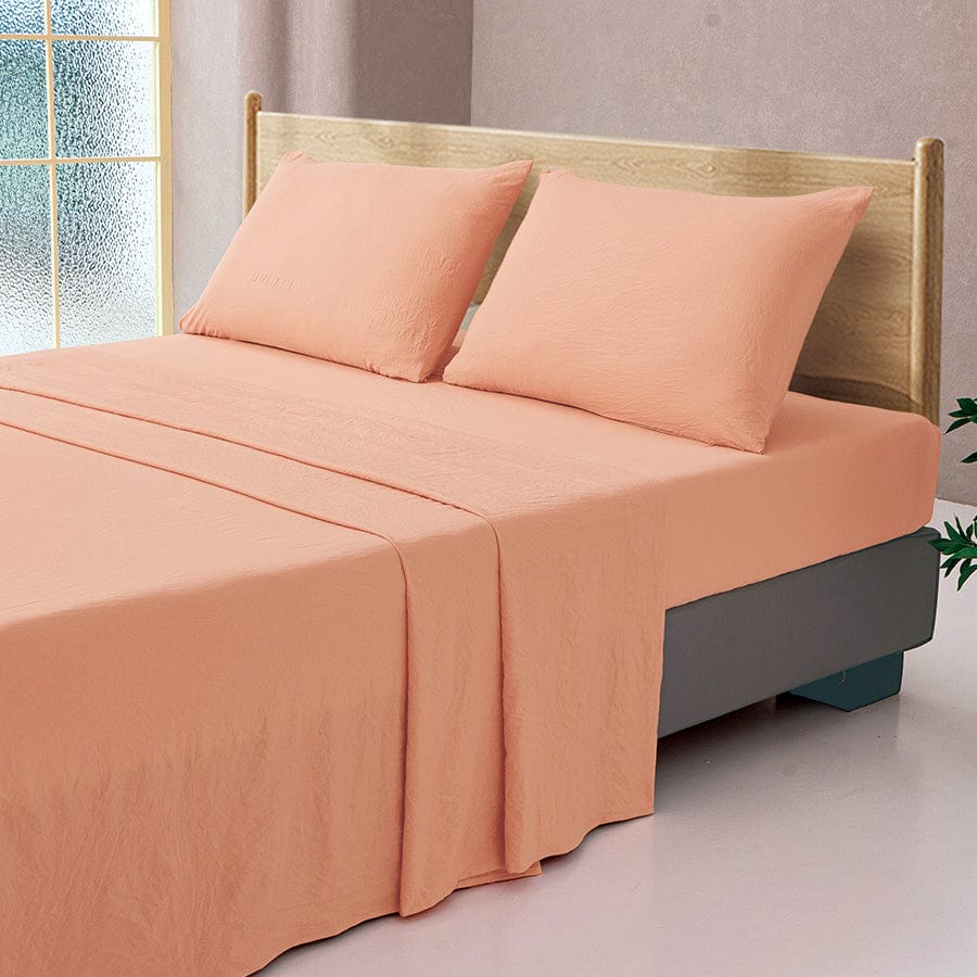Super Soft Pink Sand 4pc Sheet Set