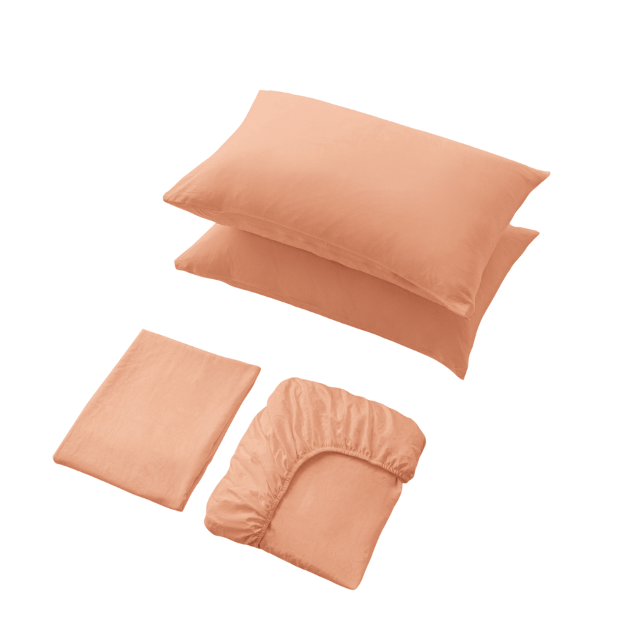 Super Soft Pink Sand 4pc Sheet Set