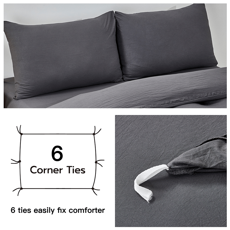 MORE SOFT PEWTER LINEN OPTIONS Super Soft Pweter 4pc Sheet Set Super Soft Pweter 4pc Sheet Set Mandaue Foam